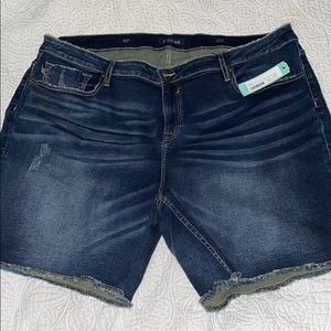 Denim Bermuda shorts